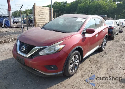 2015 Nissan Murano Sv из США, поврежденный, VIN 5N1AZ2MH2FN270571